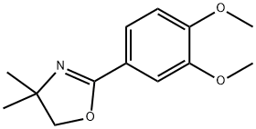 2-(3,4-DIMETHOXYPHENYL)-4,4-DIMETHYL-4,5-DIHYDRO-1,3-OXAZOLE 구조식 이미지