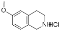 6-Methoxy-1,2,3,4-tetrahydroisoquinoline hydrochloride 구조식 이미지