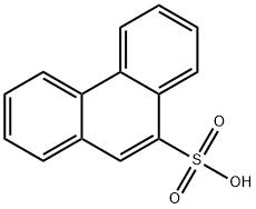 9-페난트렌설폰산 구조식 이미지