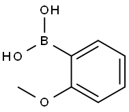 2-Methoxyphenylboronic acid 구조식 이미지