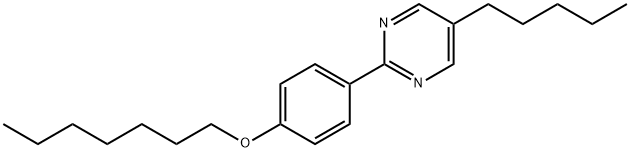 2-[4-(Heptyloxy)-phenyl]-5-octylpyrimidine Structure