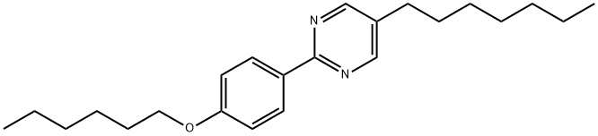 5-HEPTYL-2-(4-HEXYLOXYPHENYL)PYRIMIDINE 구조식 이미지
