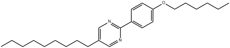 2-(4-Hexoxyphenyl)-5-nonylpyrimidine Structure