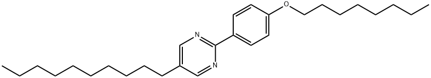 5-DECYL-2-(4-OCTYLOXYPHENYL)PYRIMIDINE Structure