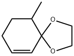 1,4-Dioxaspiro[4.5]dec-6-ene,  10-methyl- Structure
