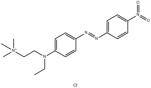 [2-[ethyl[4-[(4-nitrophenyl)azo]phenyl]amino]ethyl]trimethylammonium chloride 구조식 이미지