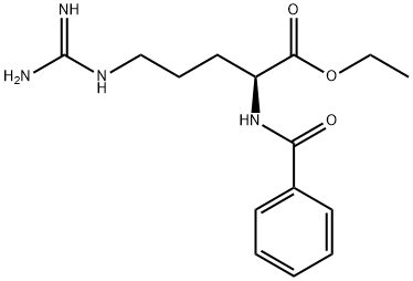 ethyl 5-{[amino(imino)methyl]amino}-2-(benzoylamino)pentanoate Structure