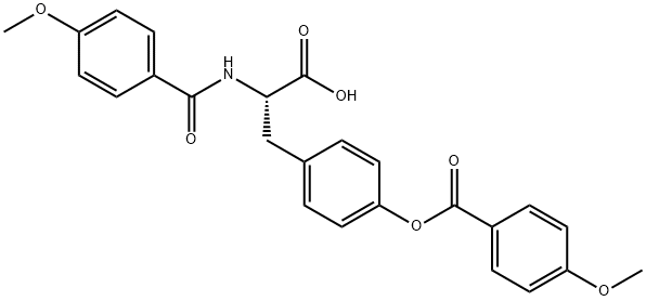 N-o-Dicarbobenzoxy-L-tyrosine Structure