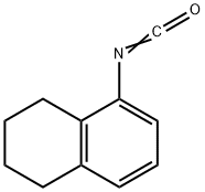 1-ISOCYANATO-5 6 7 8-TETRAHYDRONAPHTHAL& 구조식 이미지