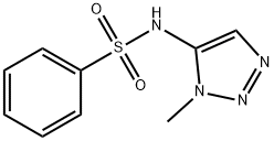 Benzenesulfonamide, N-(1-methyl-1H-1,2,3-triazol-5-yl)- (9CI) Structure