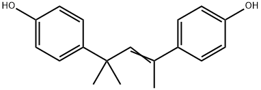 2,4-Bis(4-hydroxyphenyl)-4-methyl-2-pentene Structure