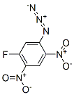 2,4-dinitro-5-fluorophenylazide Structure