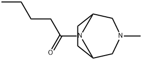 3-Methyl-8-valeryl-3,8-diazabicyclo[3.2.1]octane Structure