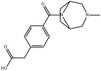 3,8-디아자비시클로(3.2.1)옥탄,8-((알파-카르복시)-p-톨루오일)-3-메틸- 구조식 이미지