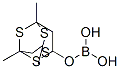 3,5,7-Trimethyl-2,4,6,8-tetrathiaadamantan-1-ol 1-boric acid Structure