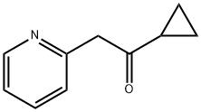 1-Cyclopropyl-2-(2-pyridinyl)ethanone Structure