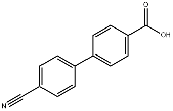4'-CYANO-BIPHENYL-4-CARBOXYLIC ACID Structure