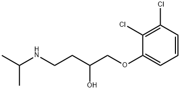 1-(Isopropylamino)-4-(2,3-dichlorophenoxy)-3-butanol Structure