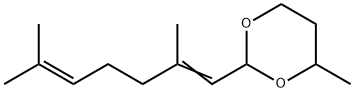 2-(2,6-dimethylhepta-1,5-dienyl)-4-methyl-1,3-dioxane Structure