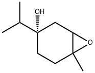 7-Oxabicyclo[4.1.0]heptan-3-ol,6-methyl-3-(1-methylethyl)-,(3S)-(9CI) 구조식 이미지