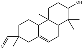 1,2,3,4,4a,4b,5,6,7,8,8a,9-Dodecahydro-7-hydroxy-2,4b,8,8-tetramethyl-2-phenanthrenecarbaldehyde 구조식 이미지