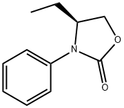 (S)-4-에틸-3-페닐옥사졸리딘-2-온 구조식 이미지