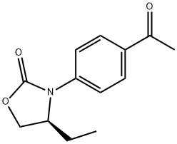 (S)-3-(4-ACETYLPHENYL)-4-ETHYLOXAZOLIDIN-2-ONE Structure