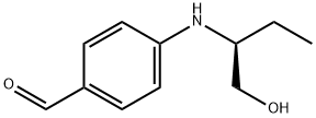 (S)-4-(1-HYDROXYMETHYL-PROPYLAMINO)BENZALDEHYDE Structure