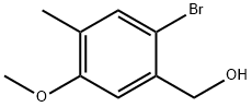(2-Bromo-5-methoxy-4-methylphenyl)methanol Structure