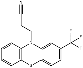 3-(2-трифторметил-10H-фенотиазин-10-ил)пропиононитрил структурированное изображение