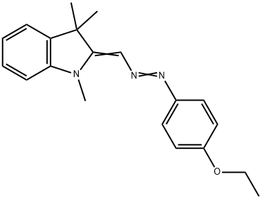 2-[[(4-Ethoxyphenyl)azo]methylene]-2,3-dihydro-1,3,3-trimethyl-1H-indole Structure
