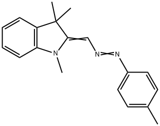 1,3,3-trimethyl-2-[[(p-tolyl)azo]methylene]indoline Structure