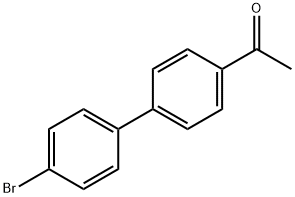 4-아세틸-4'-브로모비페닐 구조식 이미지