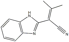 1H-Benzimidazole-2-acetonitrile,alpha-(1-methylethylidene)-(9CI) Structure