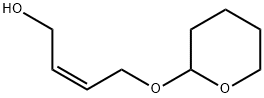 (Z)-4-[(Tetrahydro-2H-pyran-2-yl)oxy]-2-buten-1-ol 구조식 이미지