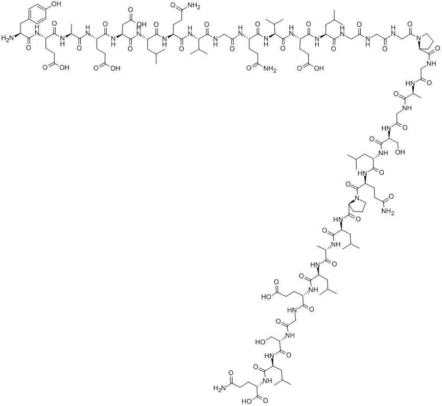 (TYR0)-C-PEPTIDE (HUMAN) 구조식 이미지