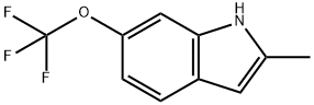 1H-INDOLE, 2-METHYL-6-(TRIFLUOROMETHOXY)- Structure