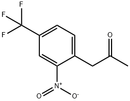 1-(2-Nitro-4-trifluoroMethyl-phenyl)-propan-2-one Structure