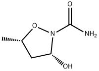 2-Isoxazolidinecarboxamide,3-hydroxy-5-methyl-,cis-(9CI) Structure
