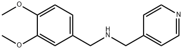 (3,4-DIMETHOXY-BENZYL)-PYRIDIN-4-YLMETHYL-AMINE 구조식 이미지