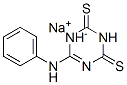 1,3,5-Triazine-2,4(1H,3H)-dithione,6-(phenylamino)-, monosodium salt Structure