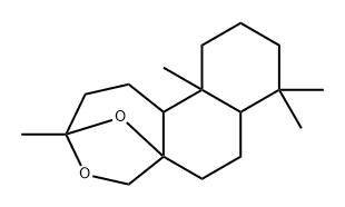 도데카하이드로-3,8,8,11a-테트라메틸-5H-3,5a-에폭시나프스[2,1-c]옥세핀 구조식 이미지
