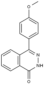 4-(4-METHOXYPHENYL)-1-(2H)-PHTHALAZINON& 구조식 이미지