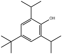 4-tert-Butyl-2,6-diisopropylphenol Structure