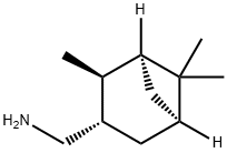 [1S-(1alpha,2beta,3alpha,5alpha)]-[2,6,6-trimethylbicyclo[3.1.1]hept-3-yl]methylamine 구조식 이미지