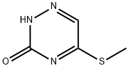 1,2,4-Triazin-3(2H)-one,5-(methylthio)-(9CI) Structure