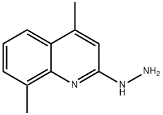 2-HYDRAZINO-4,8-DIMETHYLQUINOLINE Structure