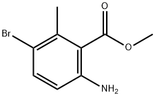 Methyl 6-amino-3-bromo-2-methylbenzoate, 98% Structure