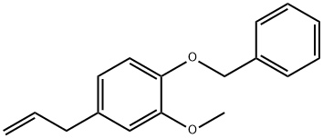 4-allyl-2-methoxyphenyl benzyl ether Structure