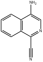 1-Isoquinolinecarbonitrile,4-amino-(9CI) Structure